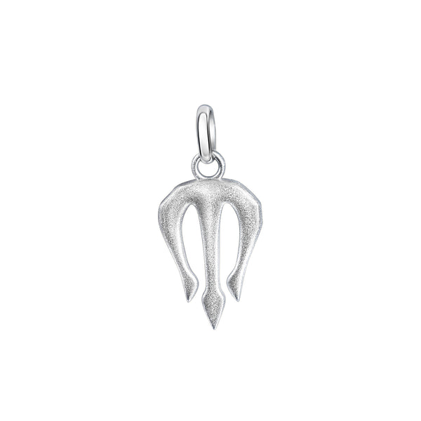 Anhänger 925/- Sterling Silber rhodiniert Dreizack