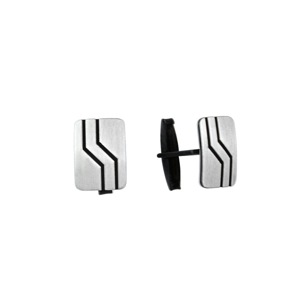 Manschettenknöpfe 925/- Sterling Silber oxidiert
