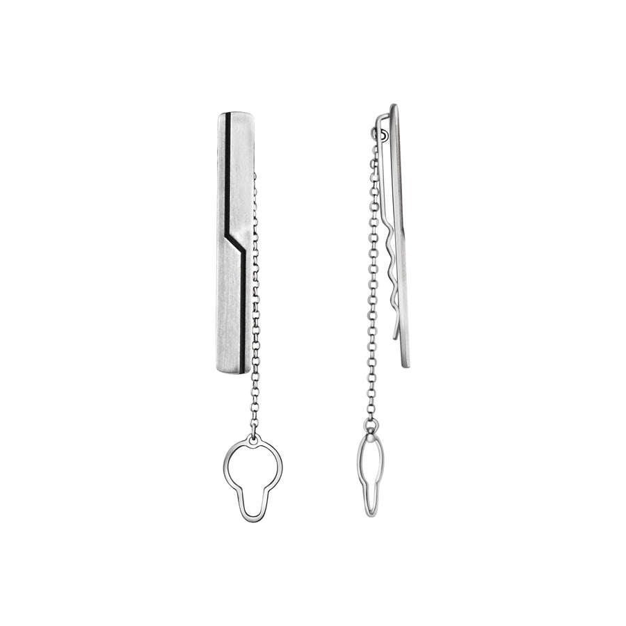 Krawattenhalter 925/- Sterling Silber oxidiert