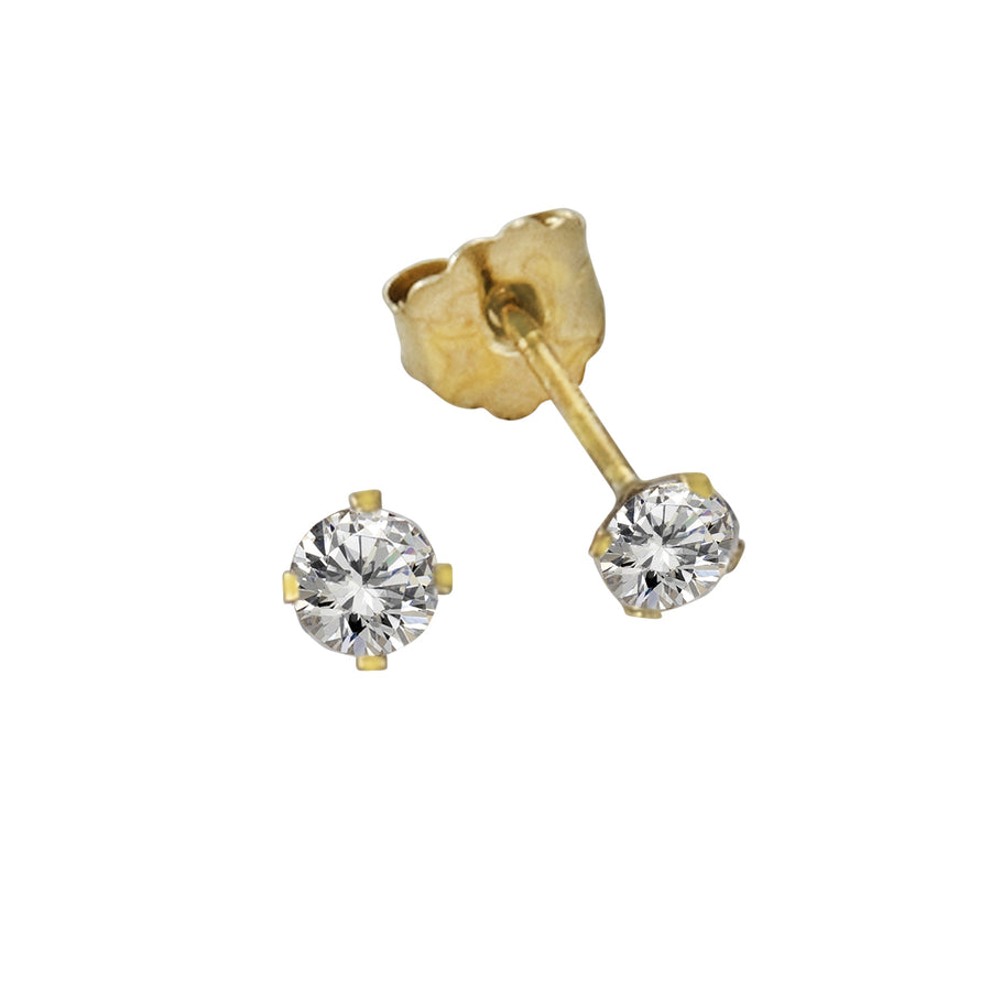 Nora Ohrstecker – 333 Gelbgold mit Zirkonia