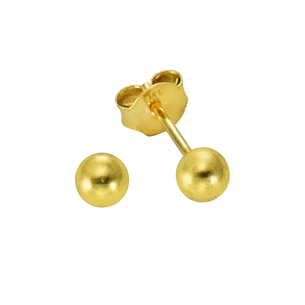 Ohrstecker 585 Gold Kugel 4mm