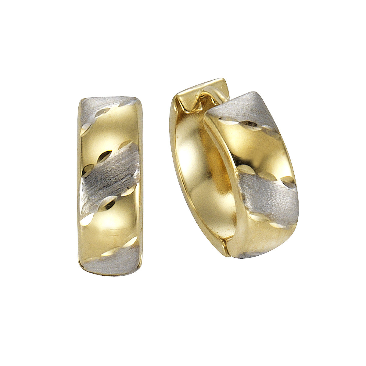Creole 333 Gold zweifarbig 15mm