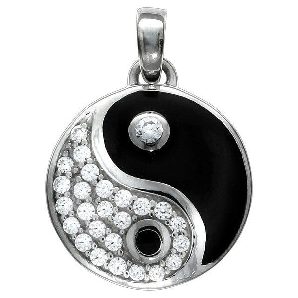 Anhänger 925/- Sterling Silber Ying Yang