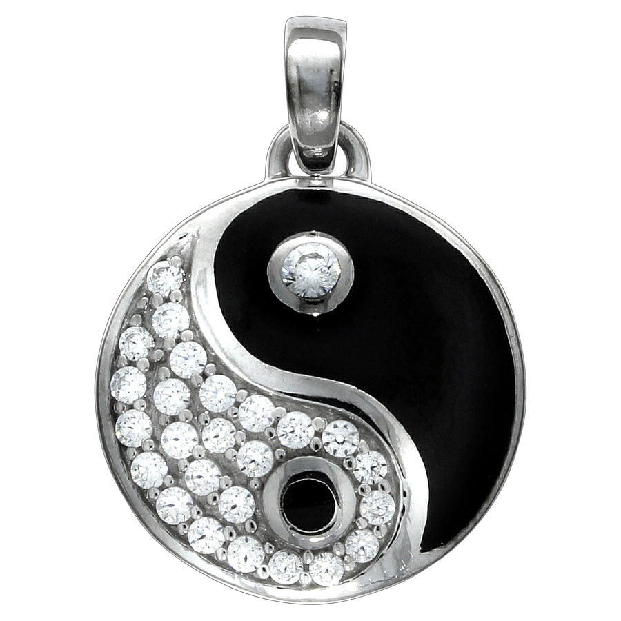 Anhänger 925/- Sterling Silber Ying Yang