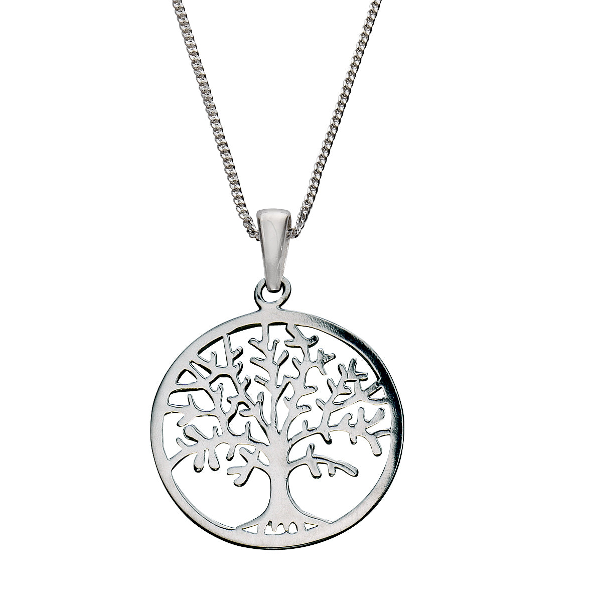 Anhänger mit Kette 925 Sterling Silber Lebensbaum