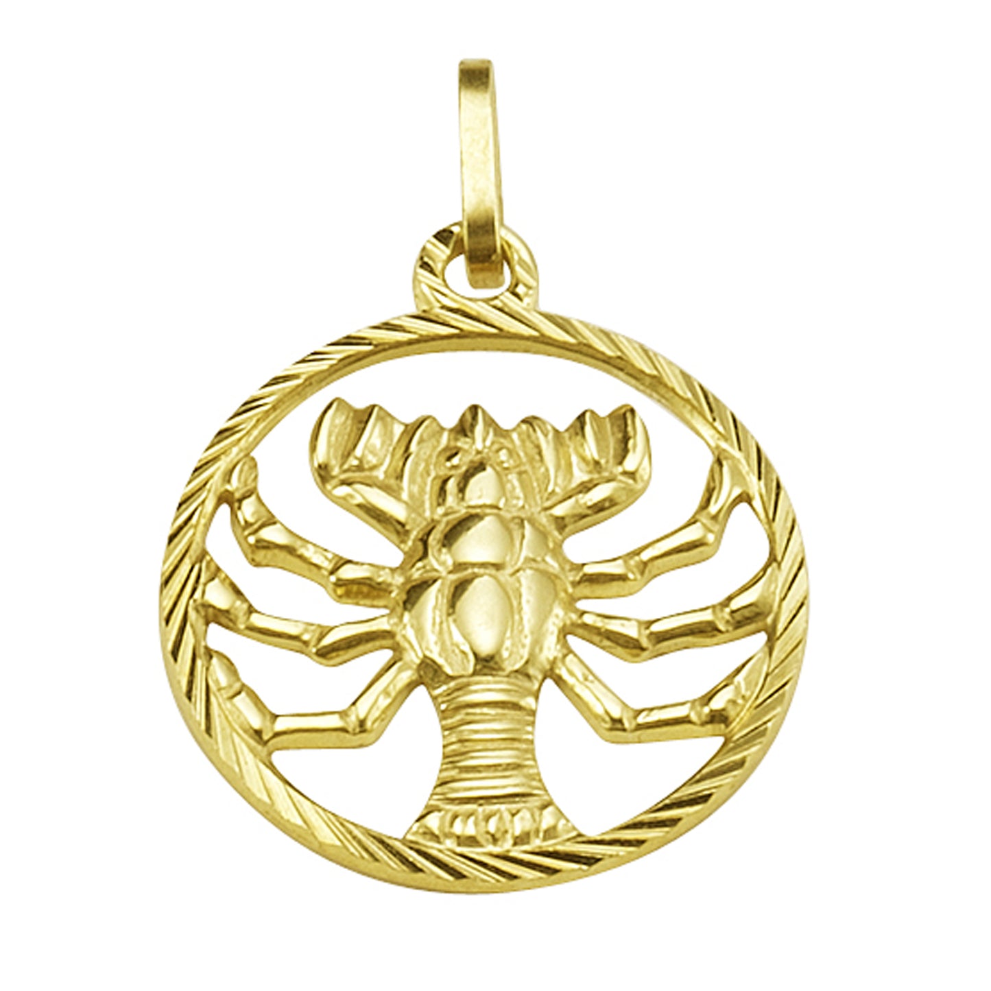 Anhänger 333/- Gelbgold Sternzeichen Krebs