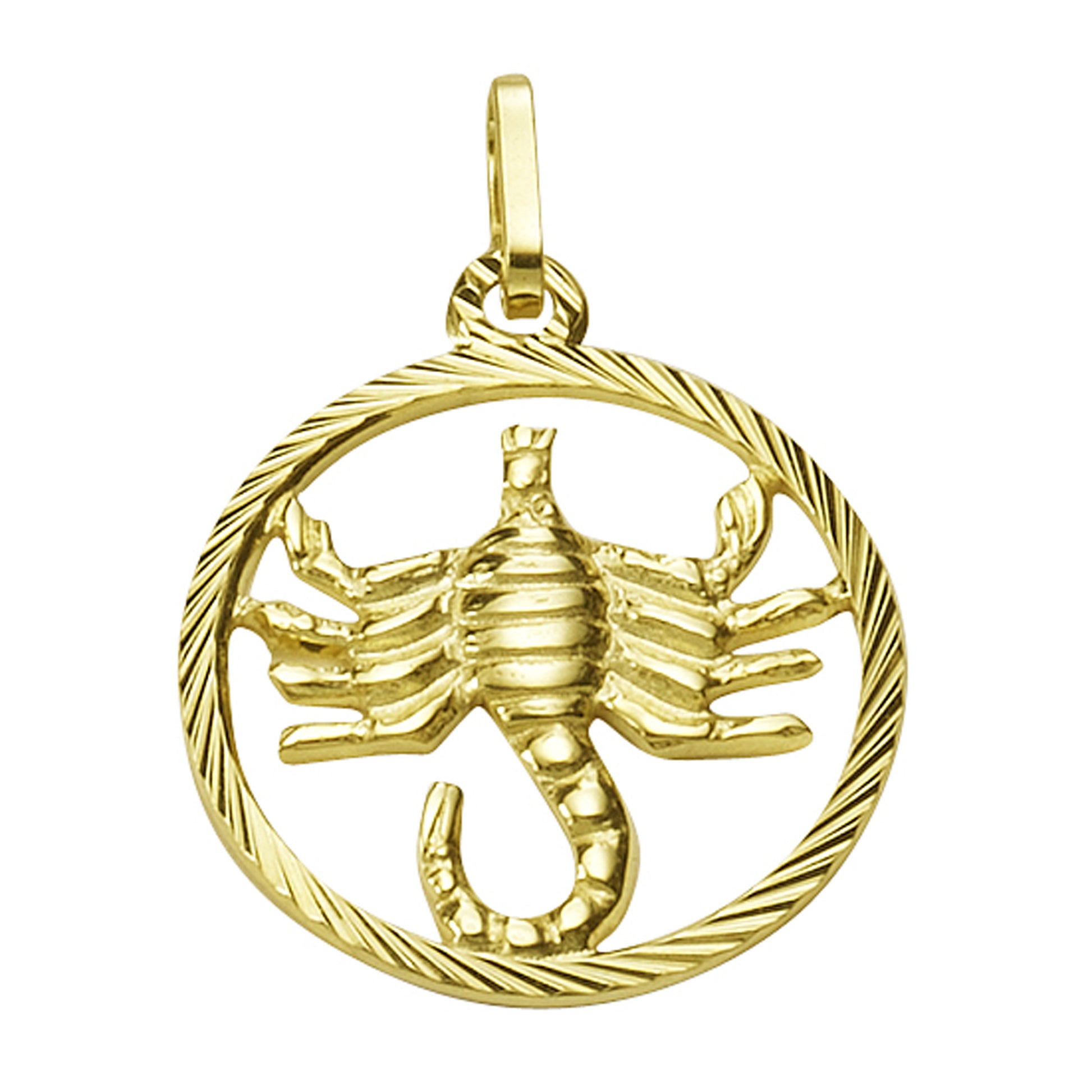 Anhänger 333/- Gelbgold Sternzeichen Skorpion