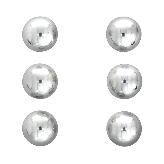 Ohrstecker 925 Silber 3 Paar 3mm