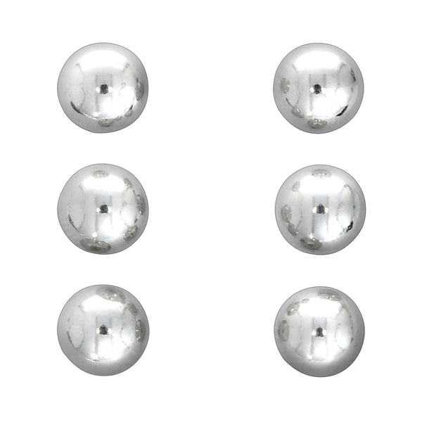 Ohrstecker 925 Silber 3 Paar 3mm
