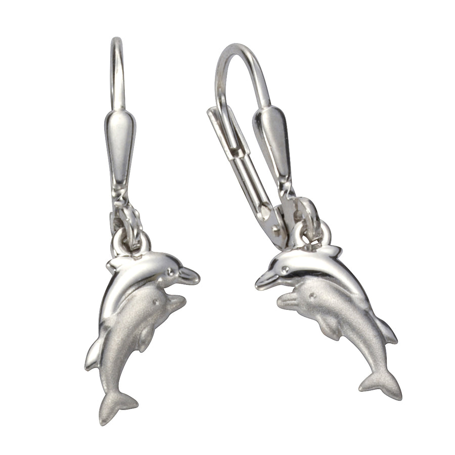 Ohrhänger 925/- Sterling Silber Delfine