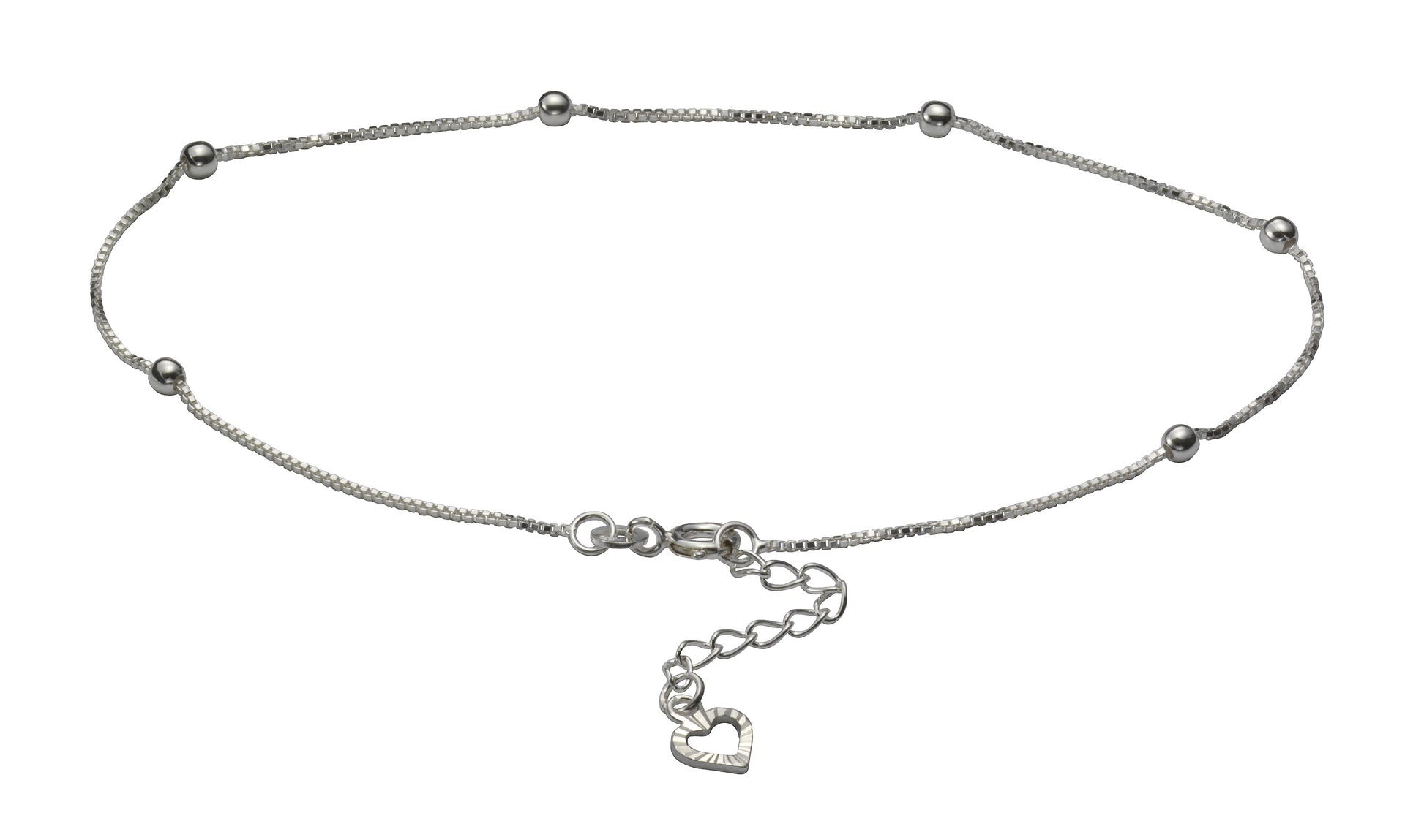 Fusskette 925 Sterling Silber Kugeln