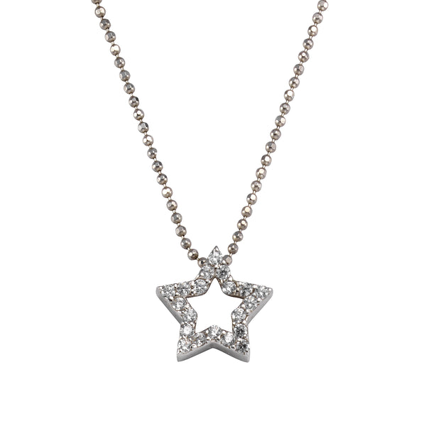 Anhänger mit Kette 925Rhodiniert