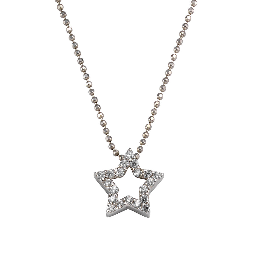 Anhänger mit Kette 925Rhodiniert