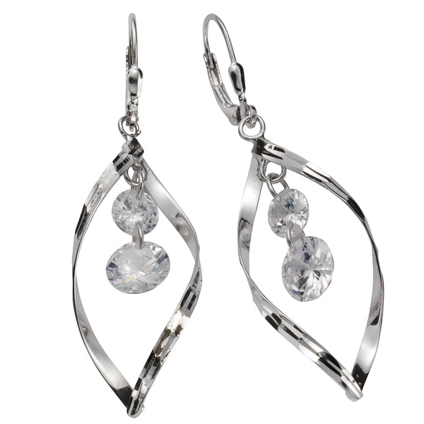 Ohrhänger 925 Silber Zirkonia