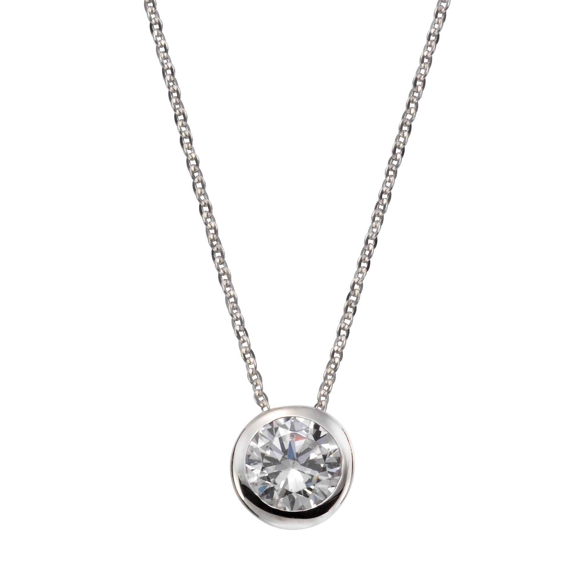 Collier 925 Silber Zirkonia