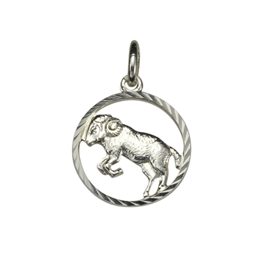Anhänger 925/- Sterling Silber Sternzeichen Widder
