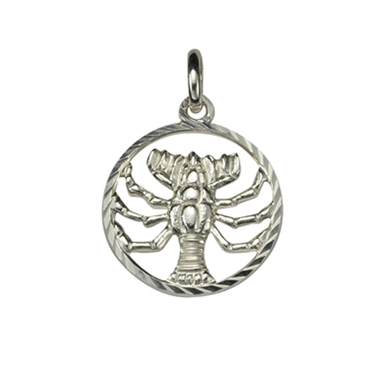 Anhänger 925/- Sterling Silber Sternzeichen Krebs