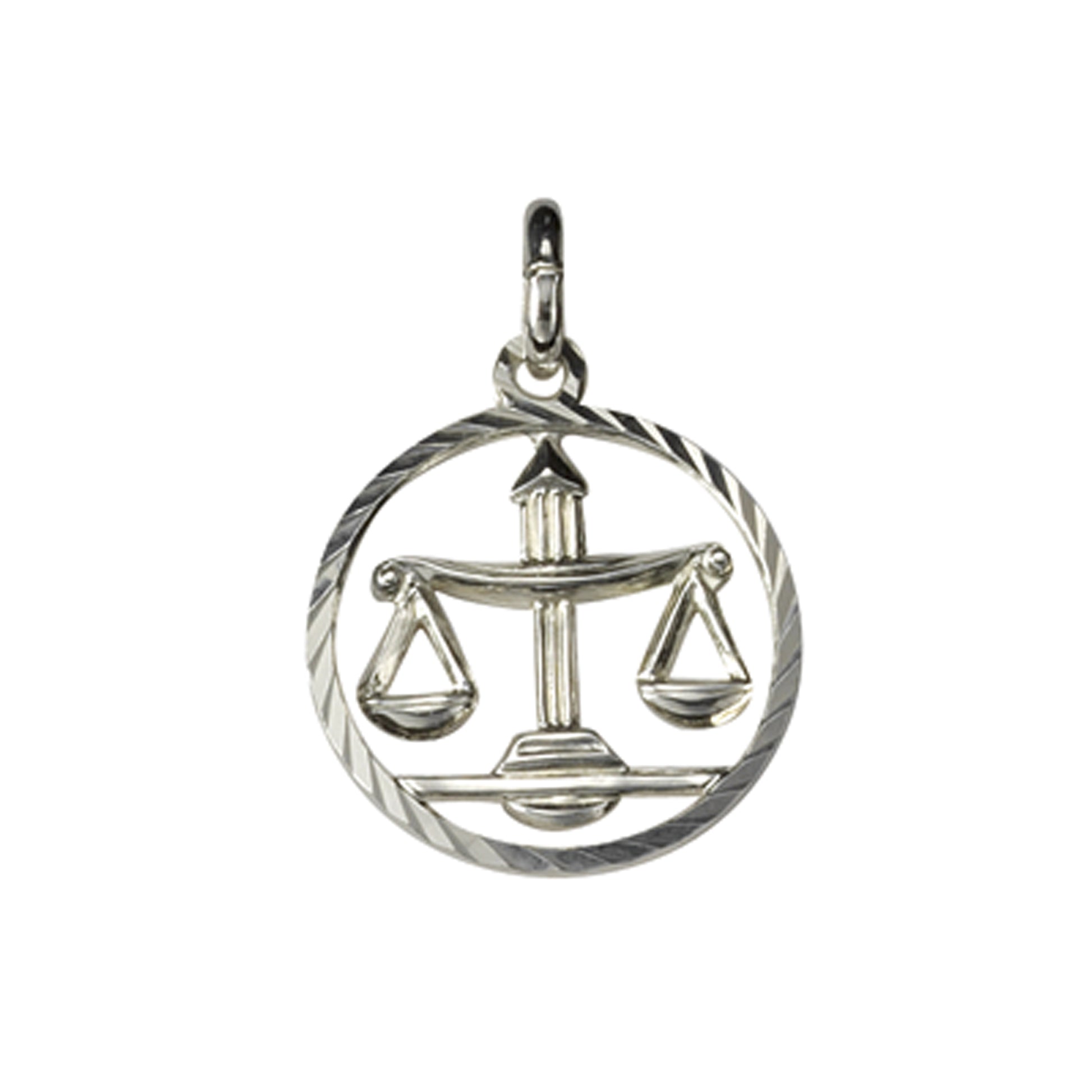 Anhänger 925/- Sterling Silber Sternzeichen Waage