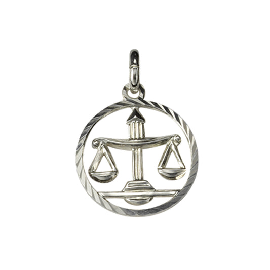 Anhänger 925/- Sterling Silber Sternzeichen Waage