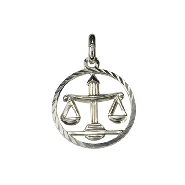 Anhänger 925/- Sterling Silber Sternzeichen Waage