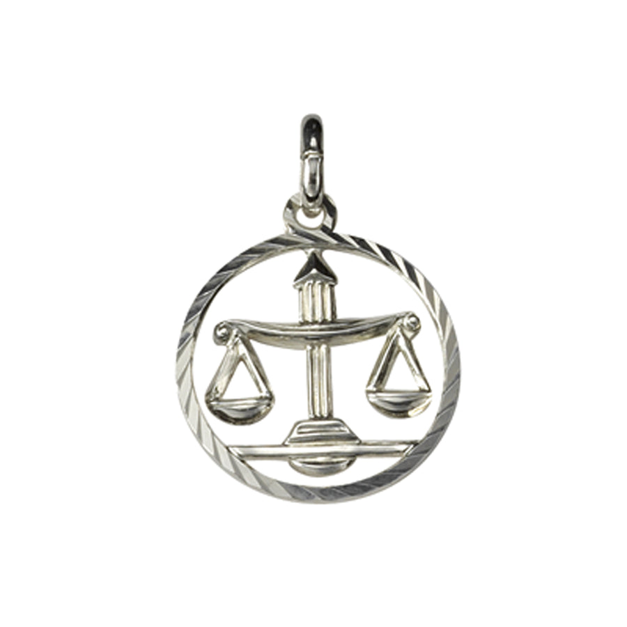 Anhänger 925/- Sterling Silber Sternzeichen Waage