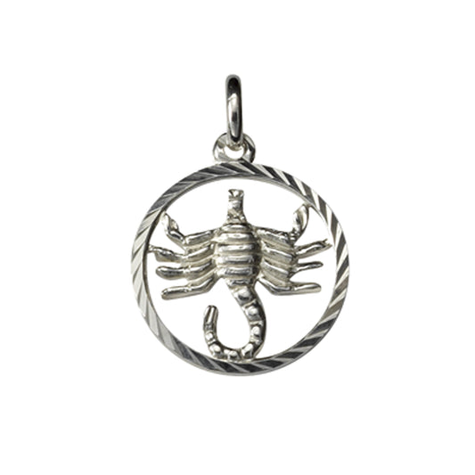 Anhänger 925/- Sterling Silber Sternzeichen Skorpion