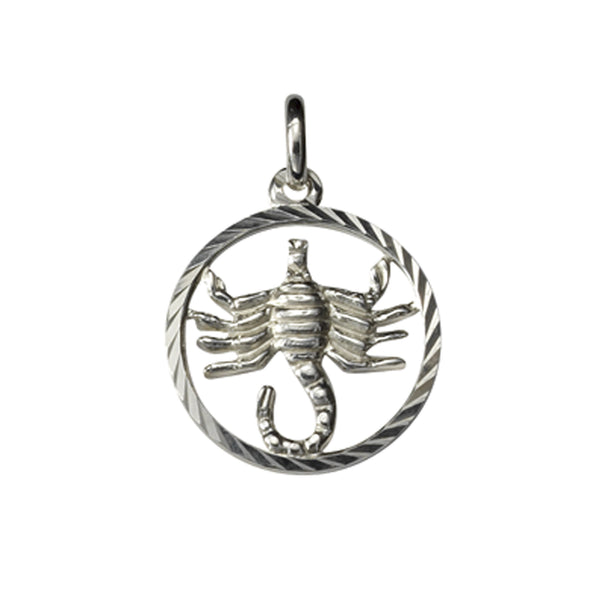 Anhänger 925/- Sterling Silber Sternzeichen Skorpion