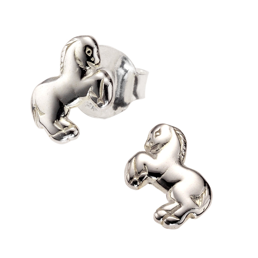 Ohrringe 925 Sterling Silber Pferd