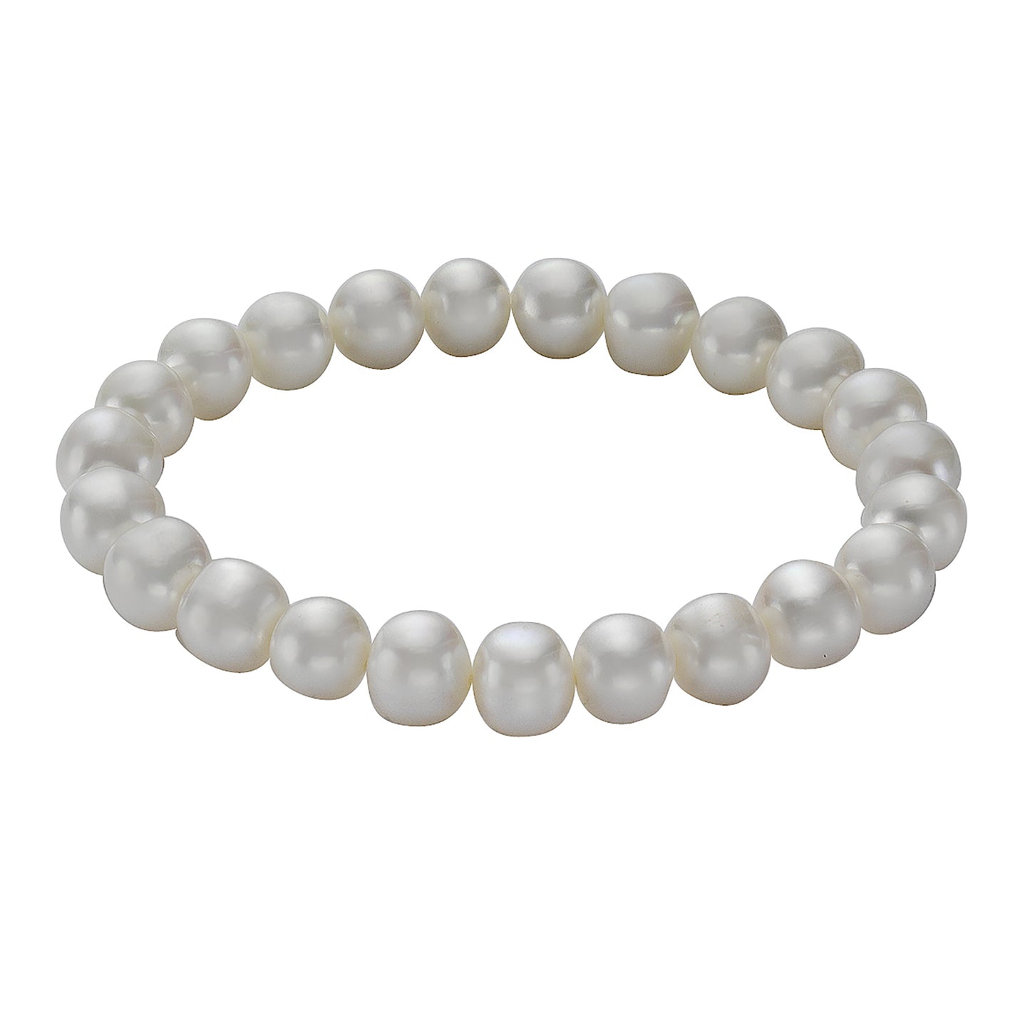 Armband Süßwasserzuchtperlen weiß 8-8,5mm