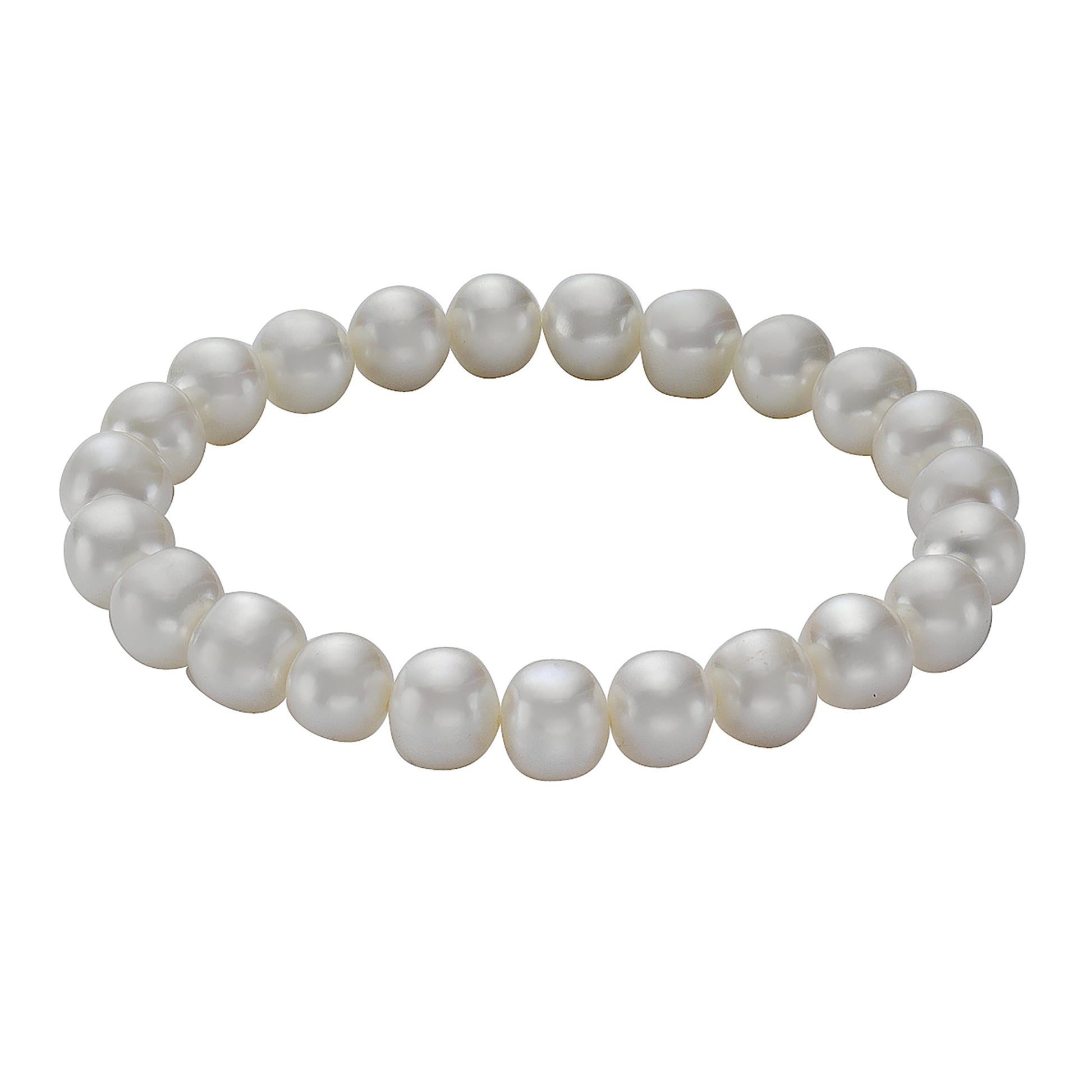 Armband Süßwasserzuchtperlen weiß 8-8,5mm