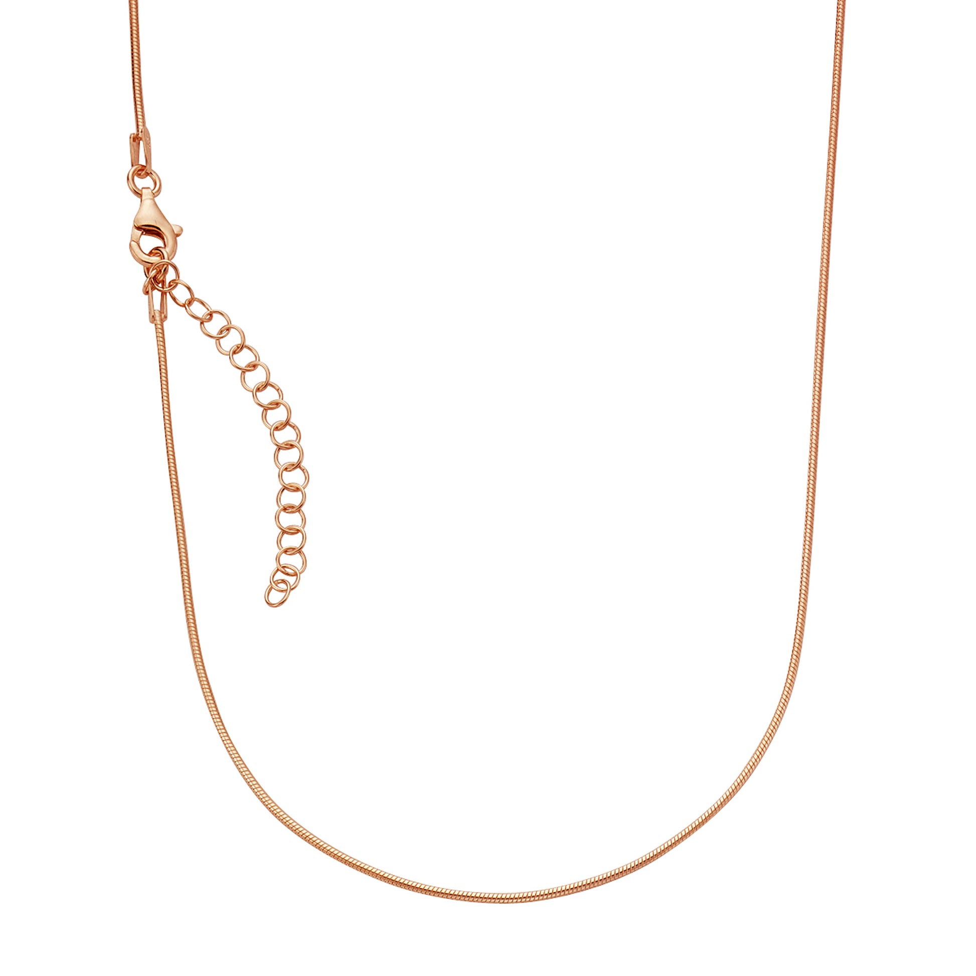 Collier 925/- Sterling Silber rotvergoldet 42+5cm