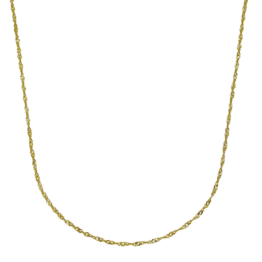 Collier Gold Singapurkette