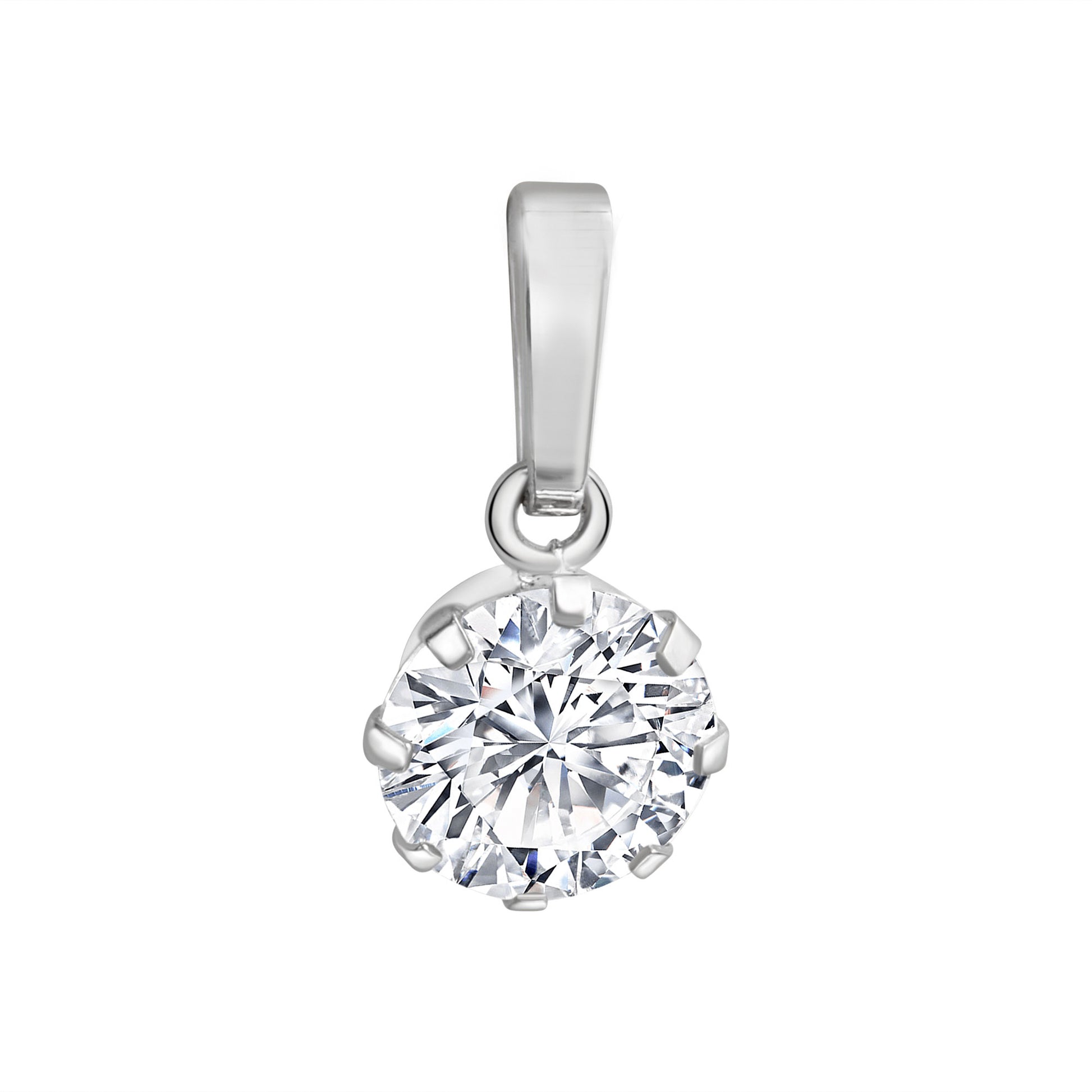 Anhänger Silber 925 rhodiniert Zirkonia