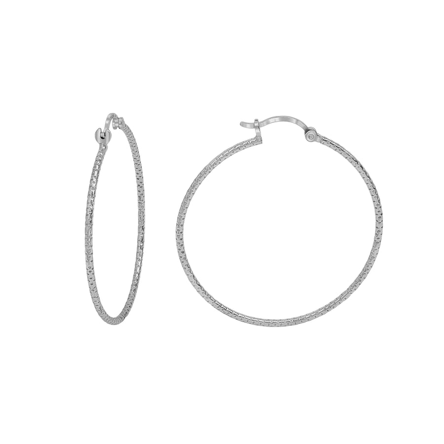 Quiete Creolen – 925 Sterlingsilber