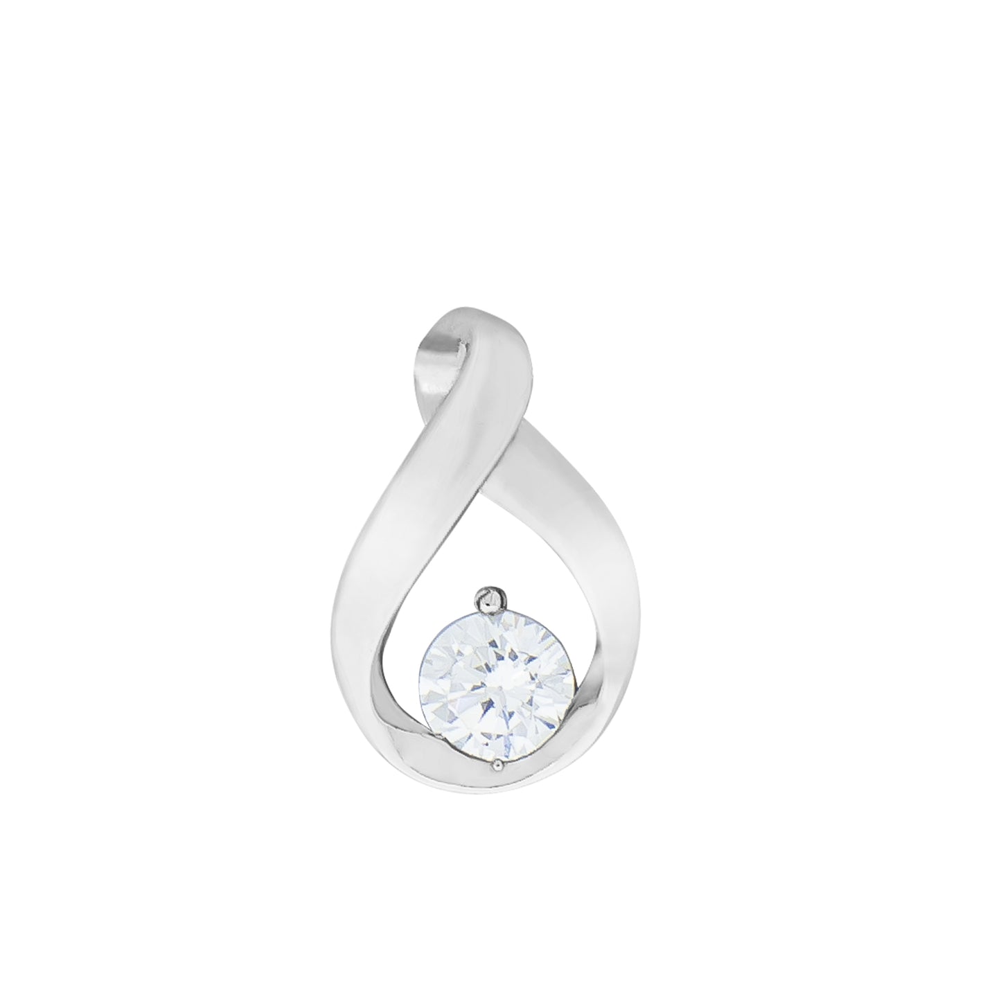 Anhänger Silber 925 rhodiniert mit Zirkonia