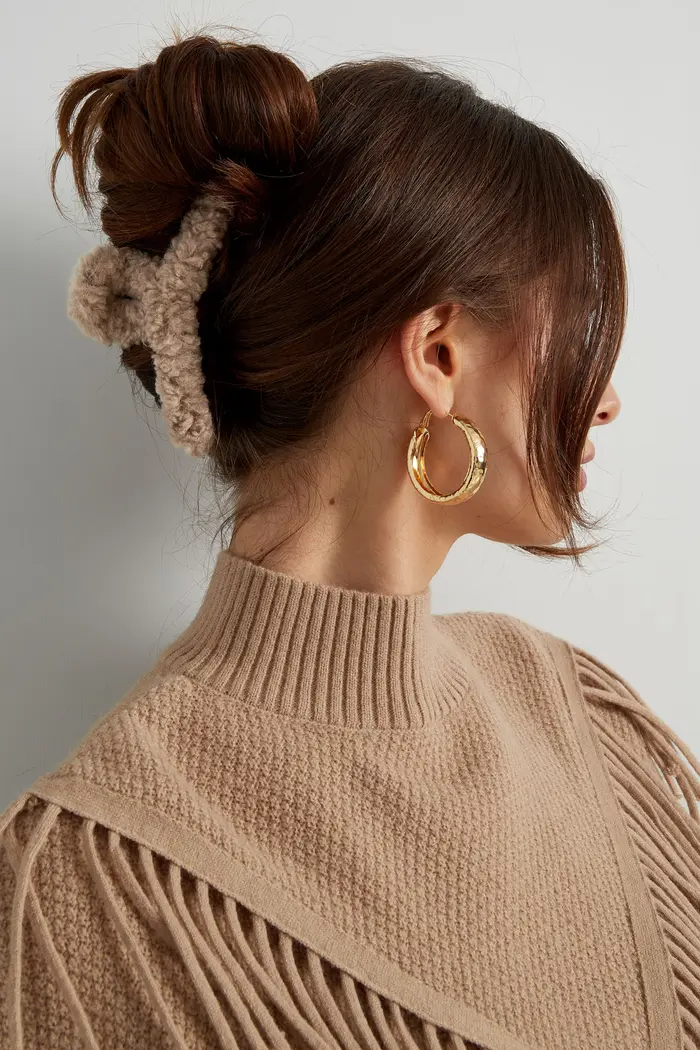 Teddy hair clip