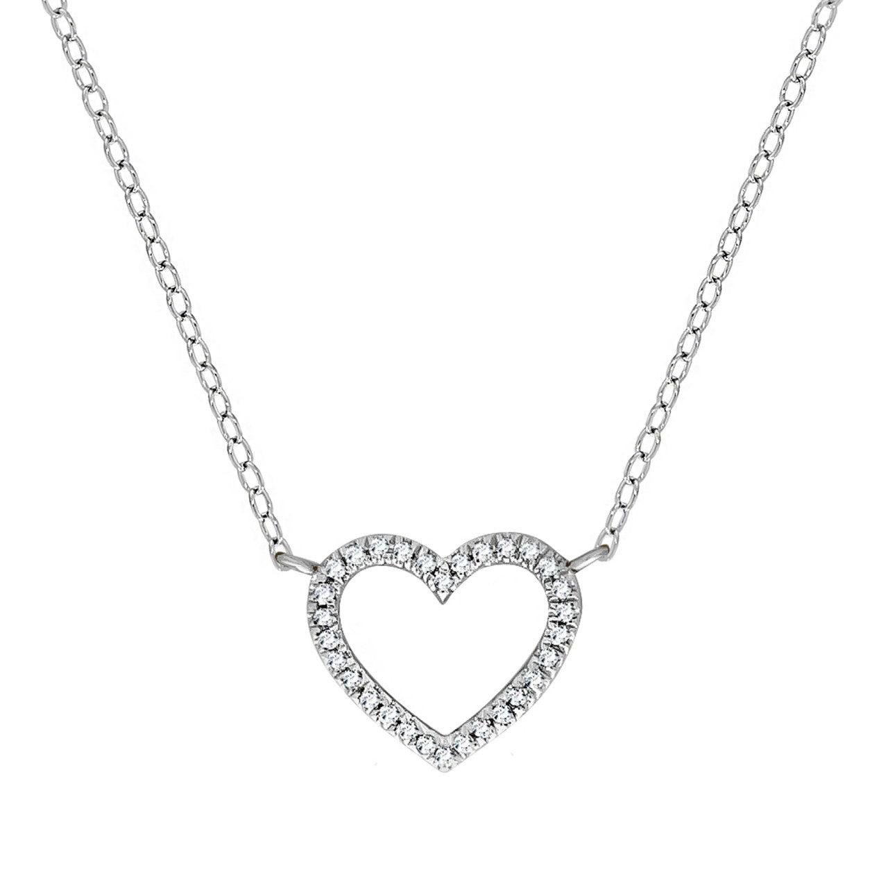 Necklace 375 white gold