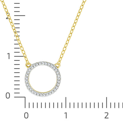 Collier 375 Gelbgold zweifarbig
