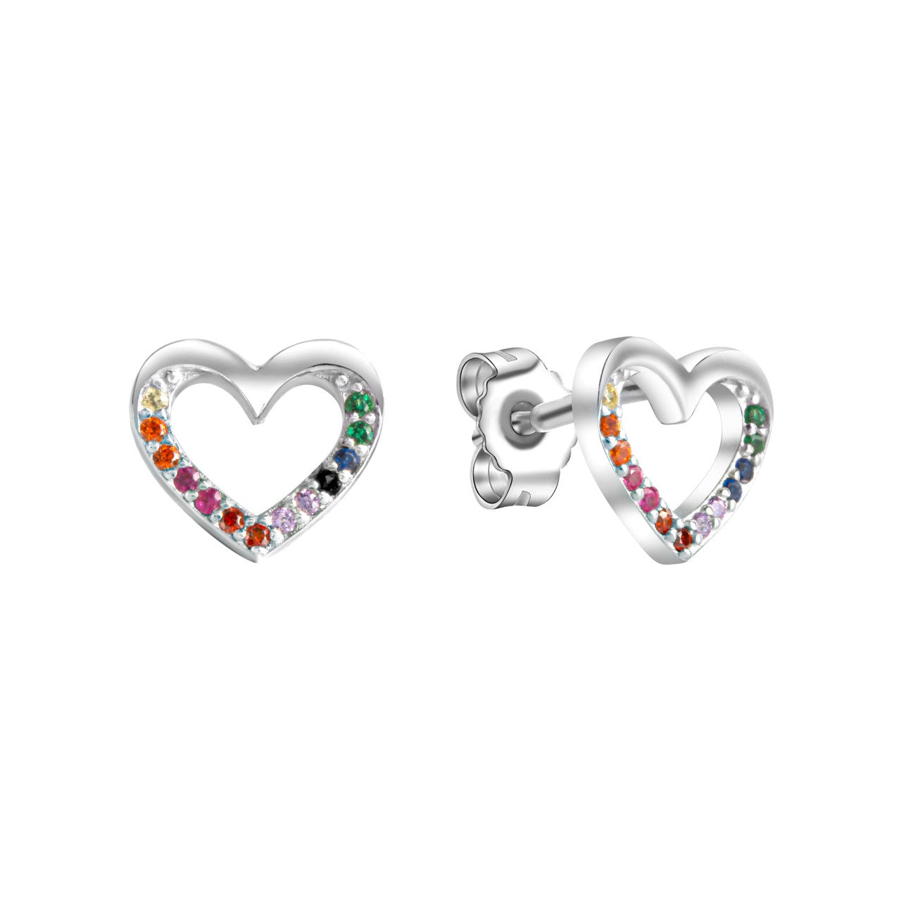 925 sterling silver rhodium plated crystals