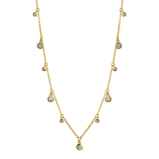 925 sterling silver gold plated zirconia