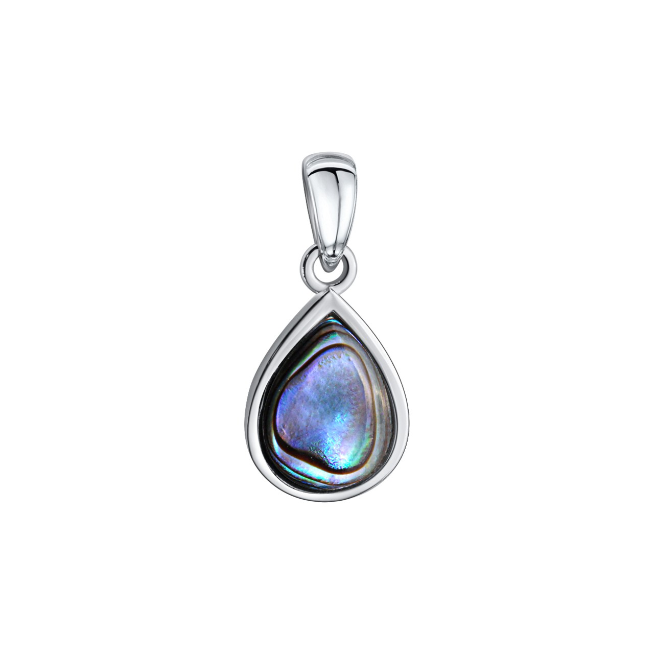 925 sterling silver rhodium plated abalone