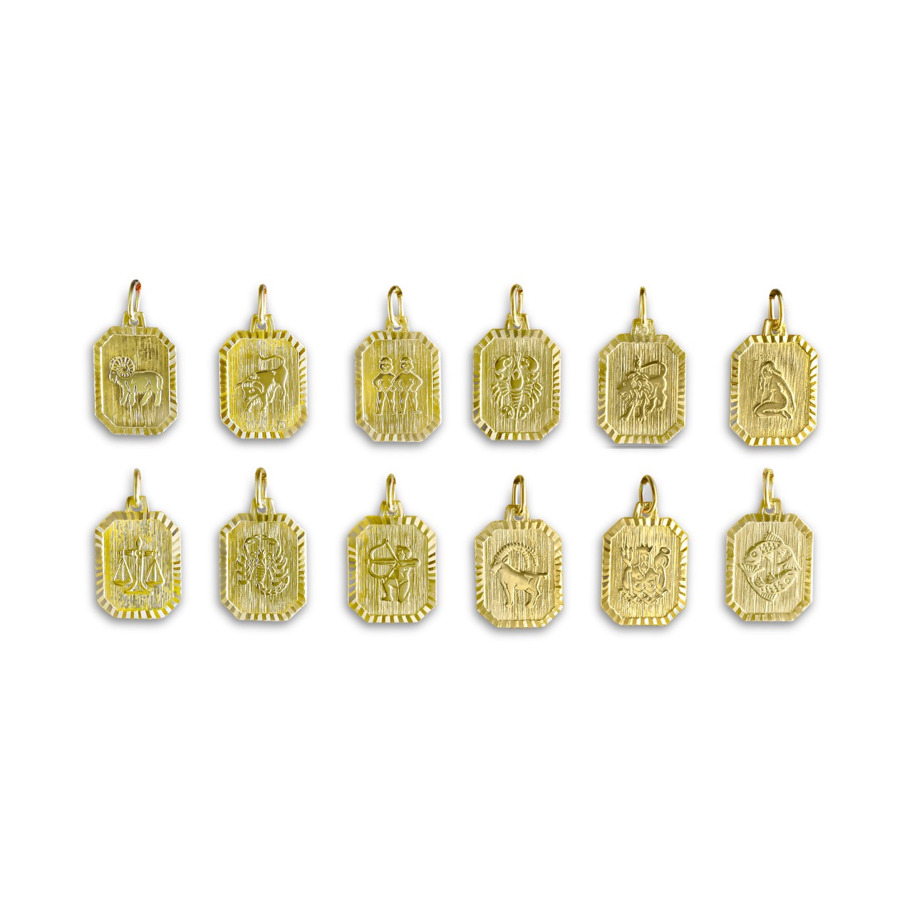 Pendant zodiac sign Capricorn 333/- yellow gold