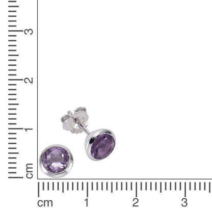 925/- Sterling Silver Amethyst