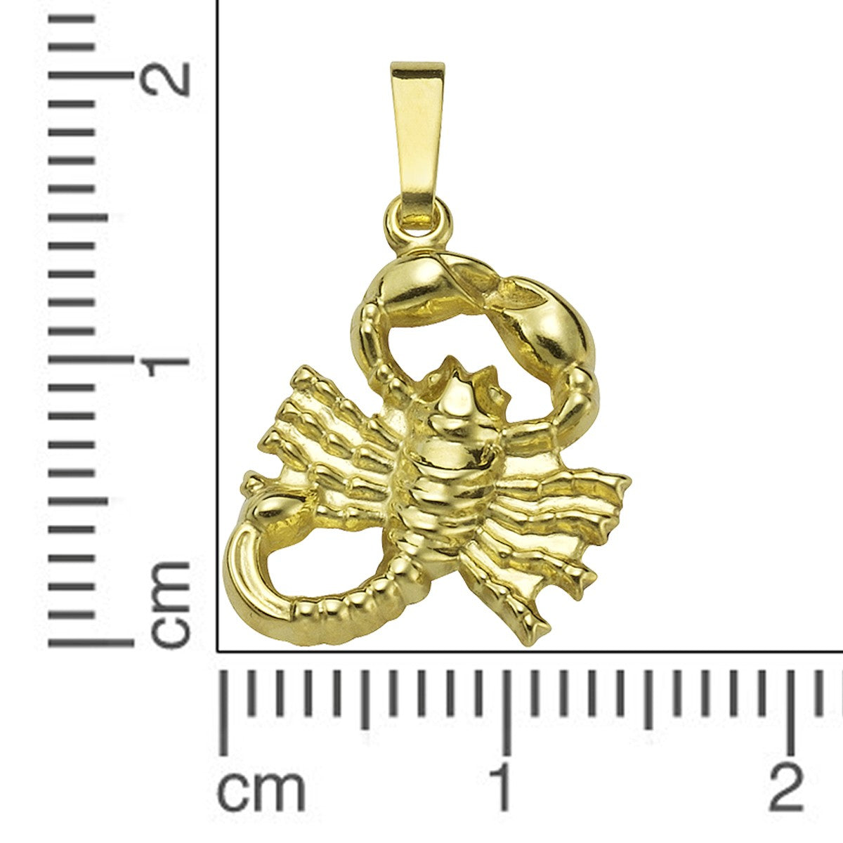 Anhänger Sternzeichen Skorpion 333/- Gold 2,0cm