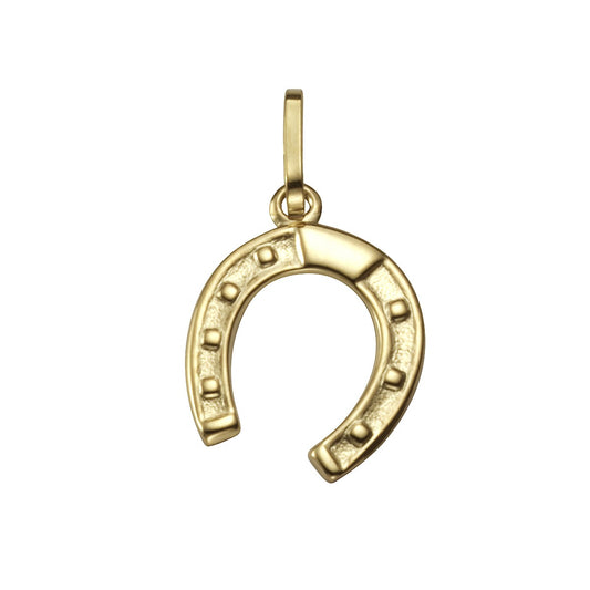 Pendant horseshoe 333 gold motif
