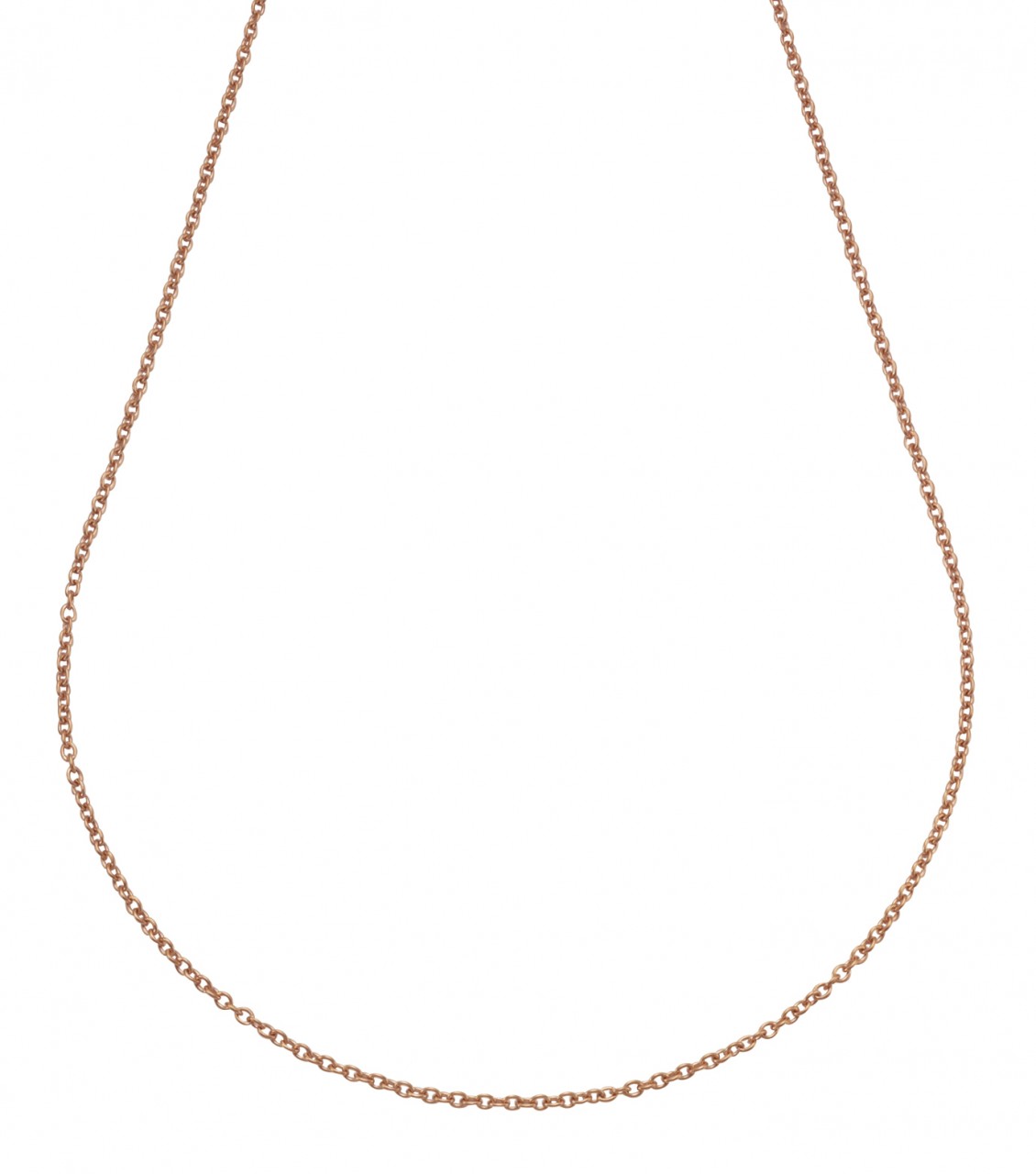 Ankerkette Edelstahl rosévergoldet Ankerkette 2mm breit