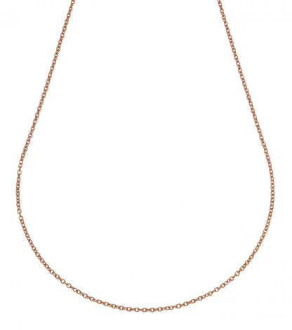 Ankerkette Edelstahl rosévergoldet Ankerkette 2mm breit