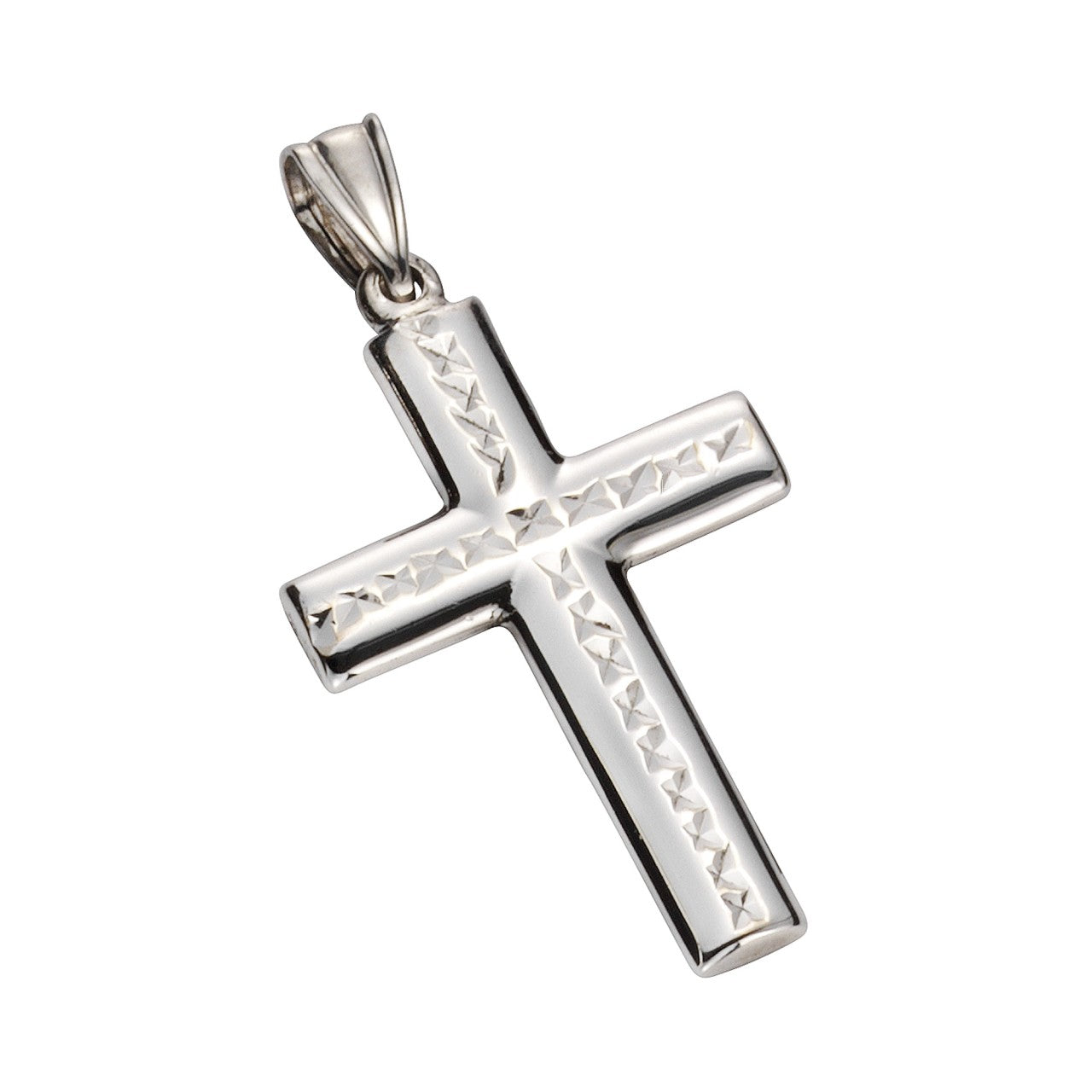 Anhänger 925 Silber rhodiniert Kreuz