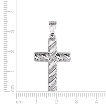925 silver rhodium plated cross