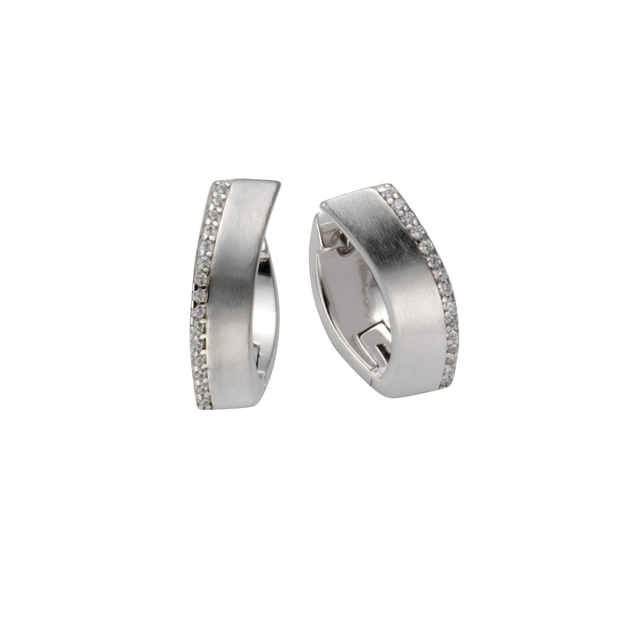 925 silver rhodium plated with zirconia